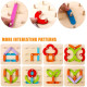 Wooden Alphabet and Numeric Puzzle 28 Pieces  – Educational Learning Toy for Kids