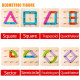 Wooden Alphabet and Numeric Puzzle 28 Pieces  – Educational Learning Toy for Kids