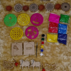 Diwali Delight Craft 1 Box – 9 in 1 Festive DIY Gifts for Bhai Dooj