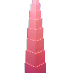 Pink Tower Montessori sensory education