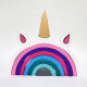 Unicorn Wooden Rainbow Stacker